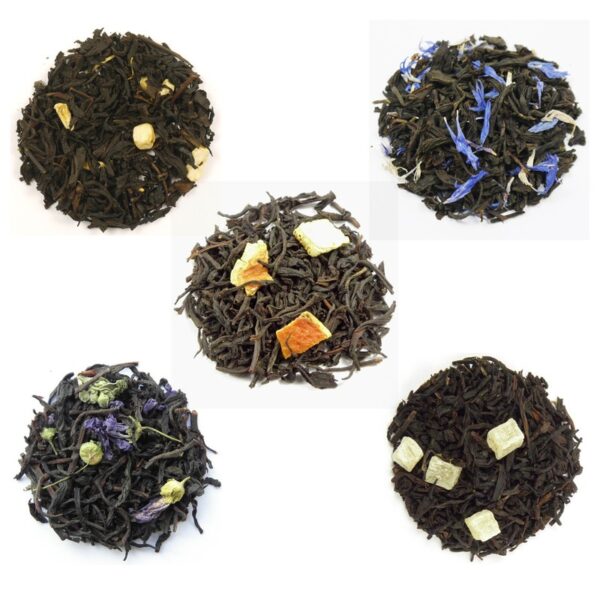 Flavoured Black Tea Selection 5 x 50g-0