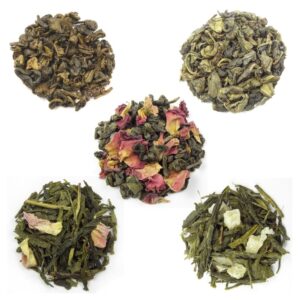 Flavoured Green Tea Selection 5 x 50g-0