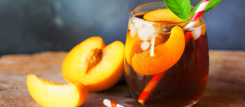 How to Make Peach Iced Tea