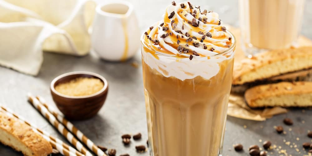 Calories in a Caramel Iced Coffee